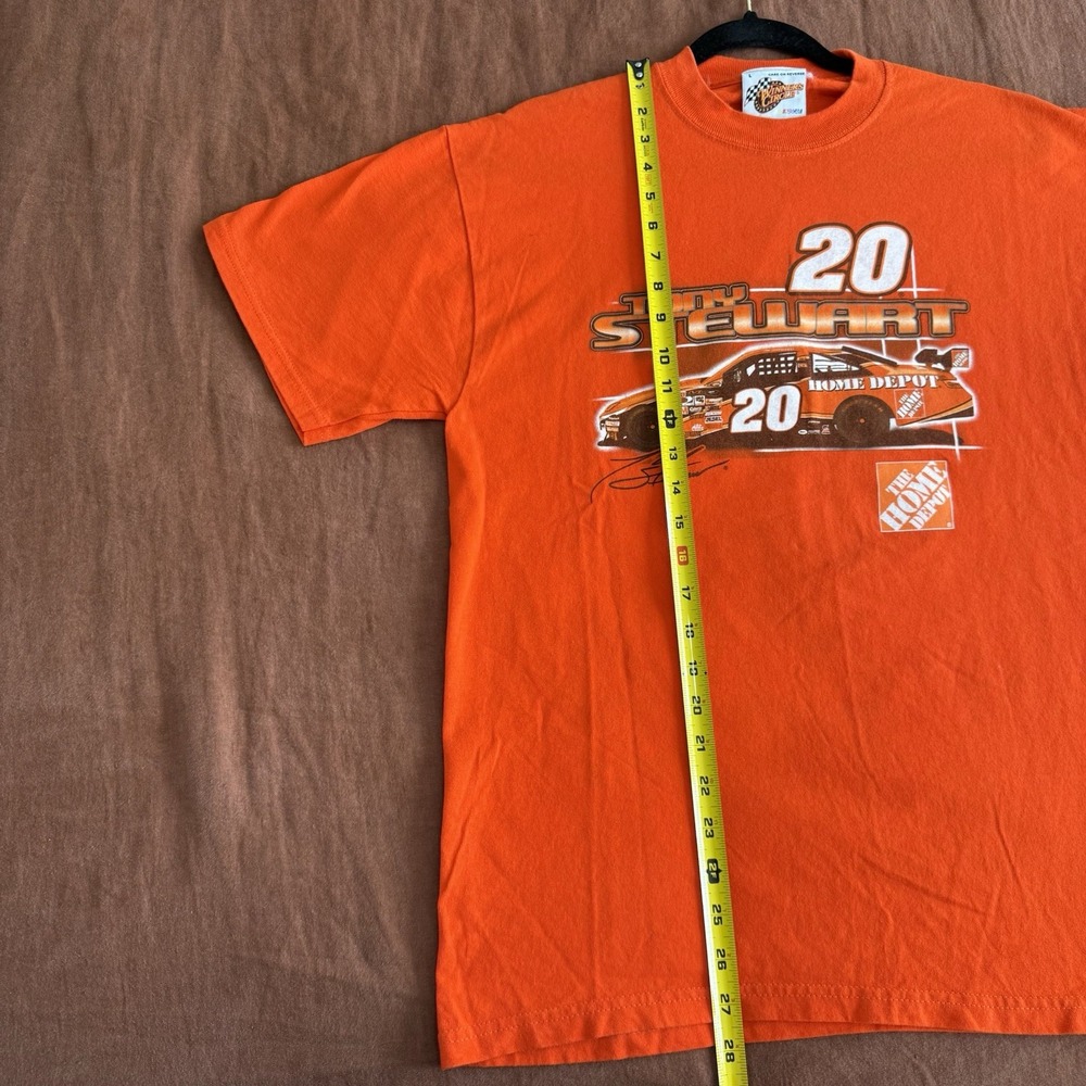 Tony Stewart Vtg Home Depot Racing Daytona 500‎ Nascar Winners Circle Tee Sz L - Picture 15 of 15